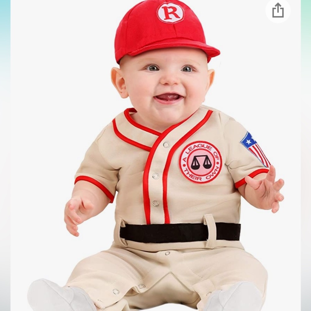 A League of their Own Coach Costume for baby